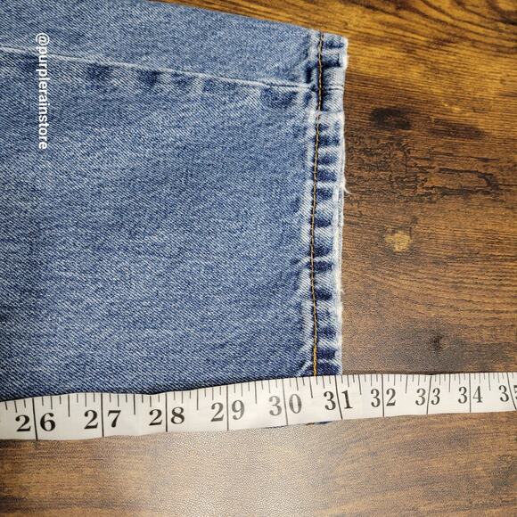 Levi's Jeans Tag 33x32 Measures 32x31 Straight Fit 514 Medium Wash Western - Picture 10 of 12